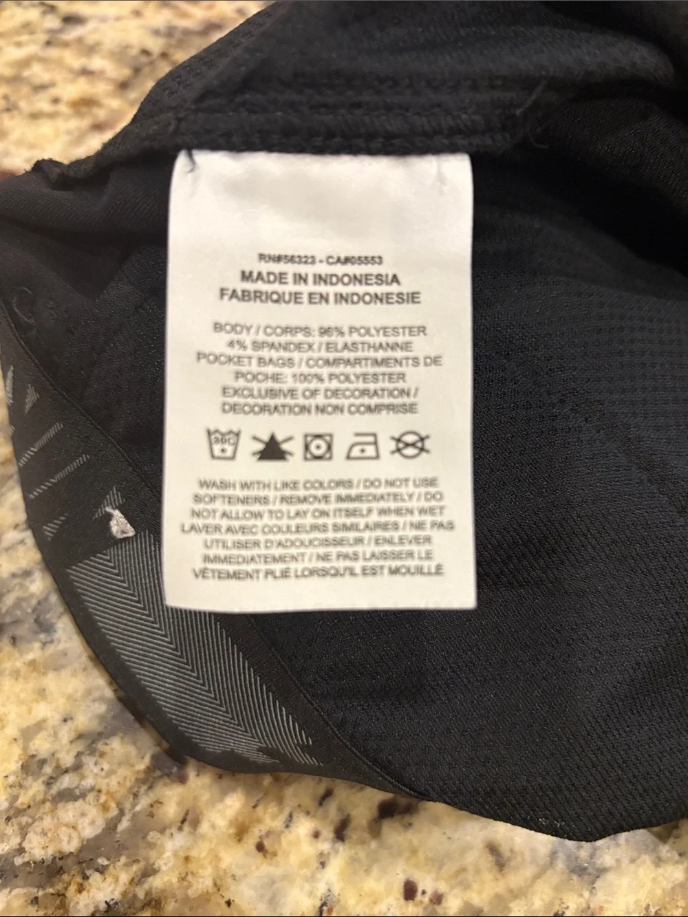 Nike Men's Black Flat Front Dry Fit Performance Golf Shorts sz 40 Waist - Picture 4 of 12